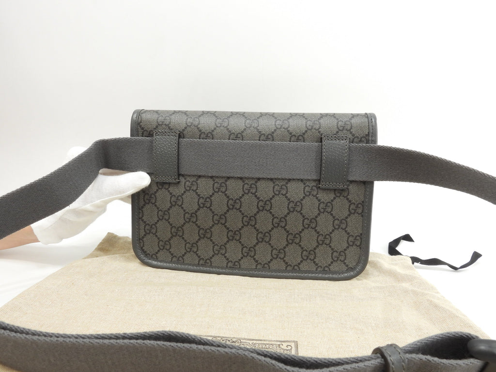 Gucci borsa a tracolla piccola GG Supreme old grigio marsupio bum bag come nuovo @ 8