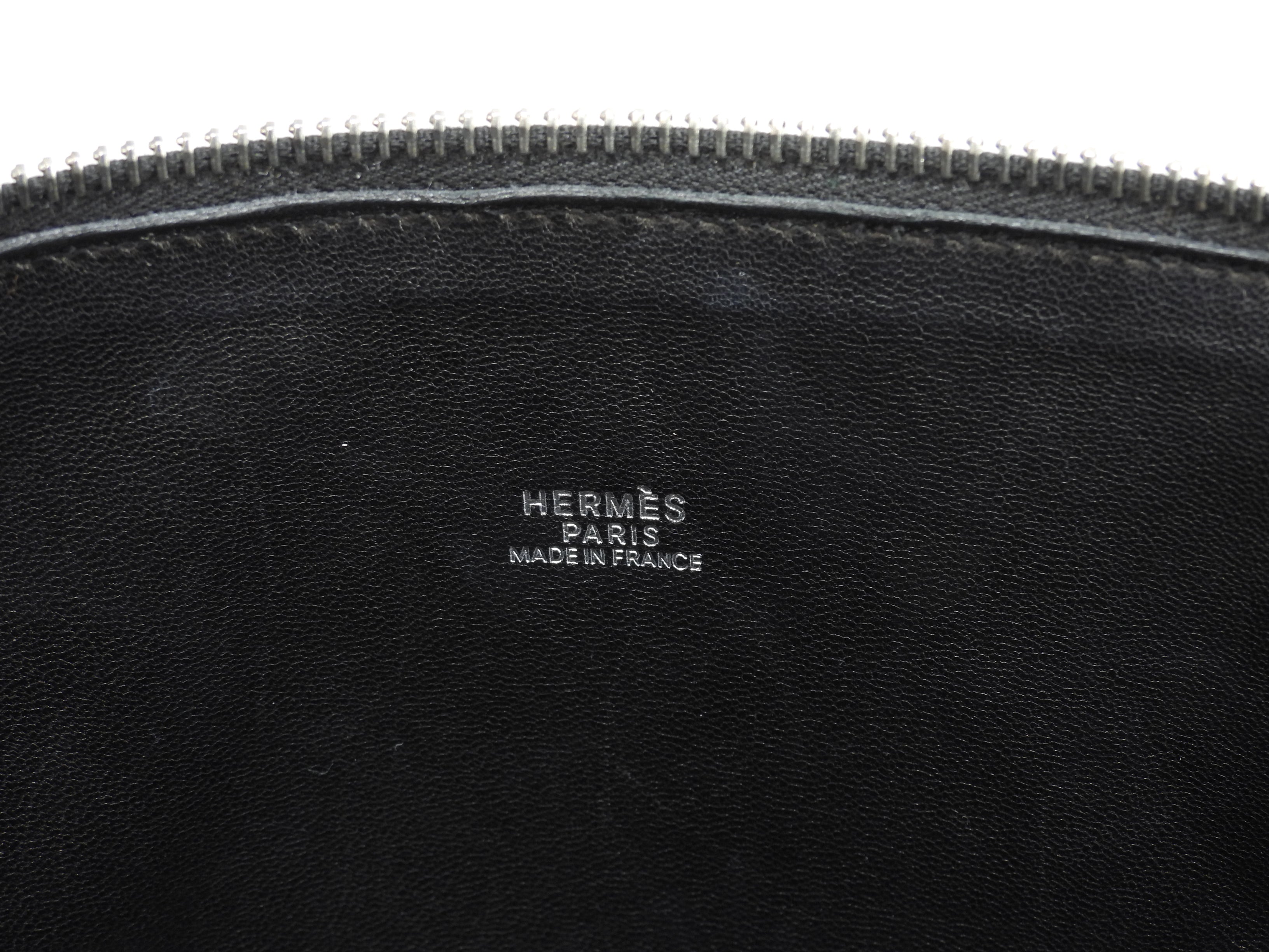 エルメス ボリード31 フィヨルド黒 シルバー金具 s付ハンドバッグ 極美品@□G 3