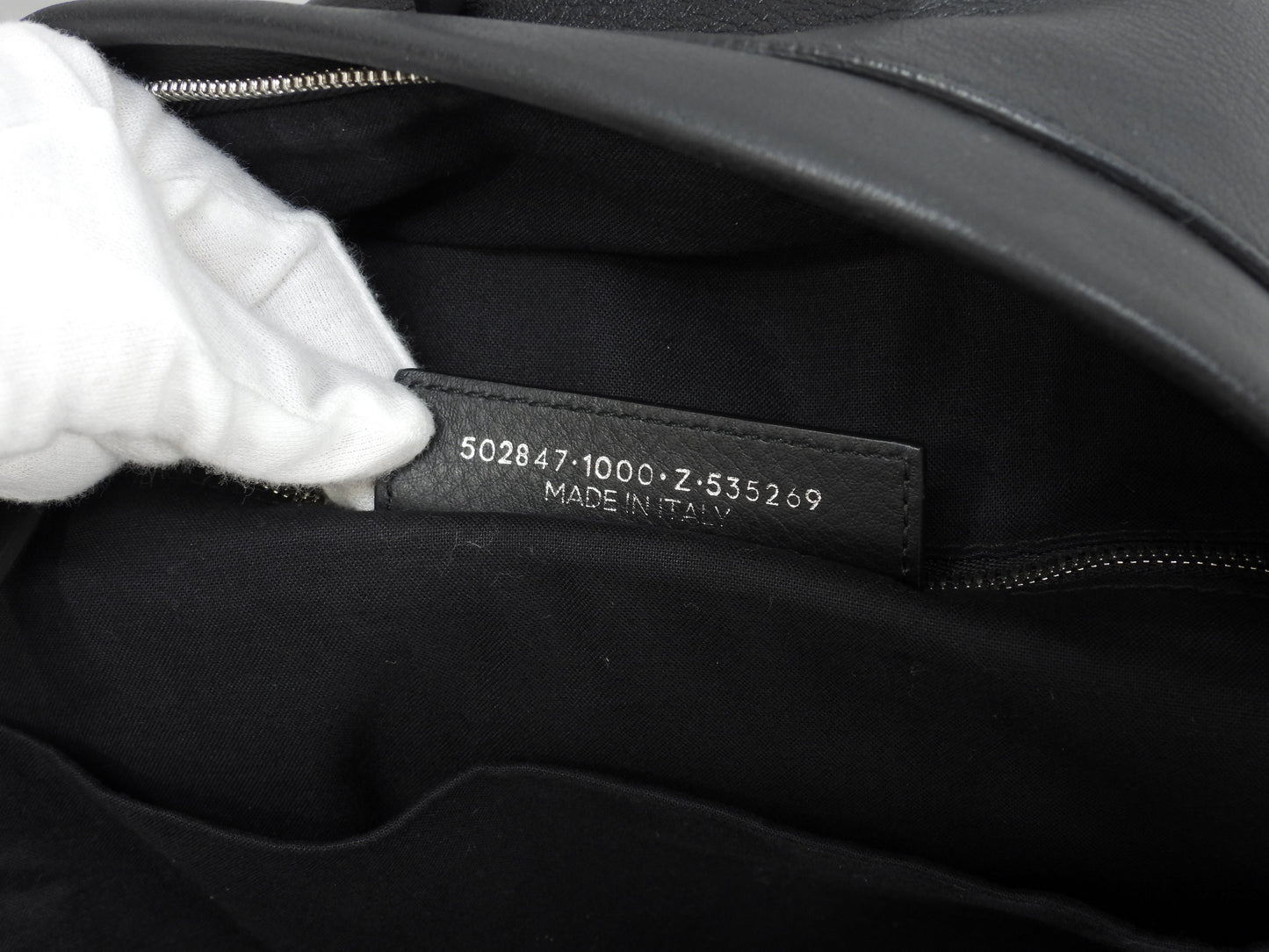 Balenciaga Zaino "Everyday" in pelle nera da uomo usato in ottime condizioni @ 35