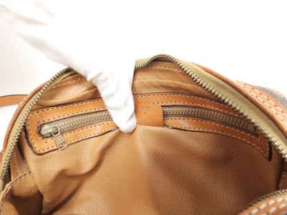 Celine pochette Macadam Triomphe marrone, borsa a tracolla trasversale 7@M92*
