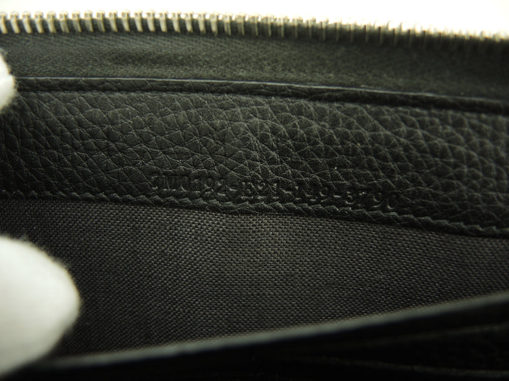 Fendi Clutch Wallet Pelle Selleria Grigio Portafoglio Lungo Doppia Zip @ 14