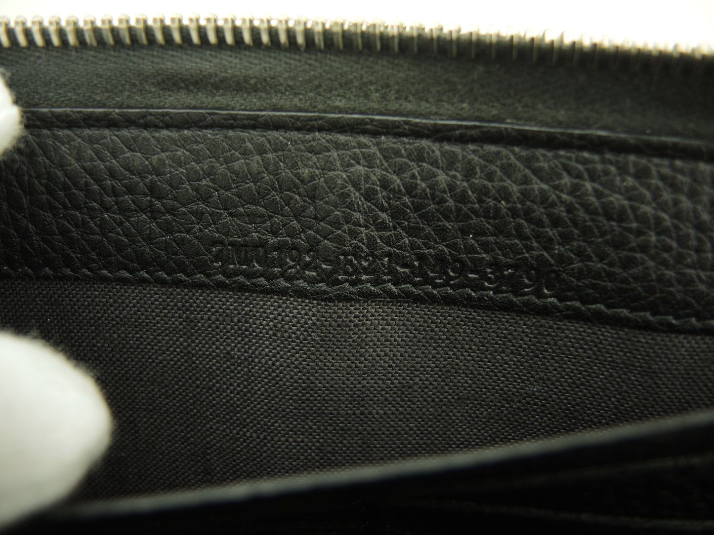 Fendi Clutch Wallet Pelle Selleria Grigio Portafoglio Lungo Doppia Zip @ 14