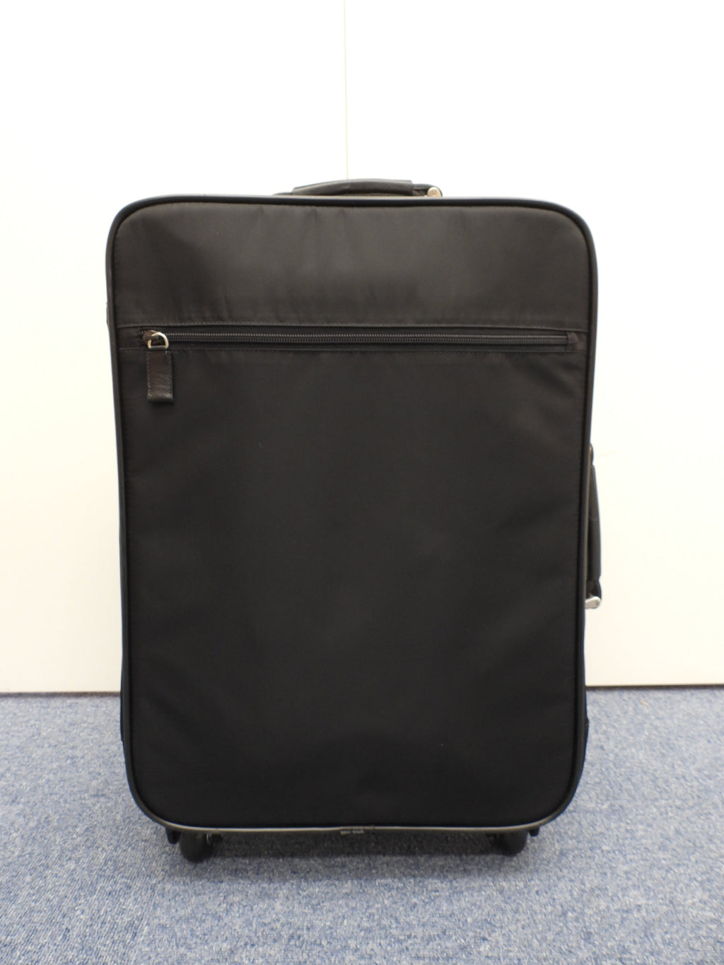 Prada Trolley bag in tessuto/saffiano nera, borsa da viaggio, borsone, ottime condizioni @ 1