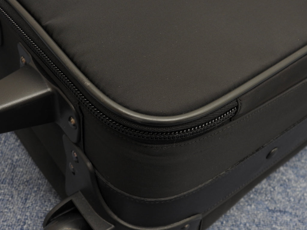 Prada Trolley bag in tessuto/saffiano nera, borsa da viaggio, borsone, ottime condizioni @ 1
