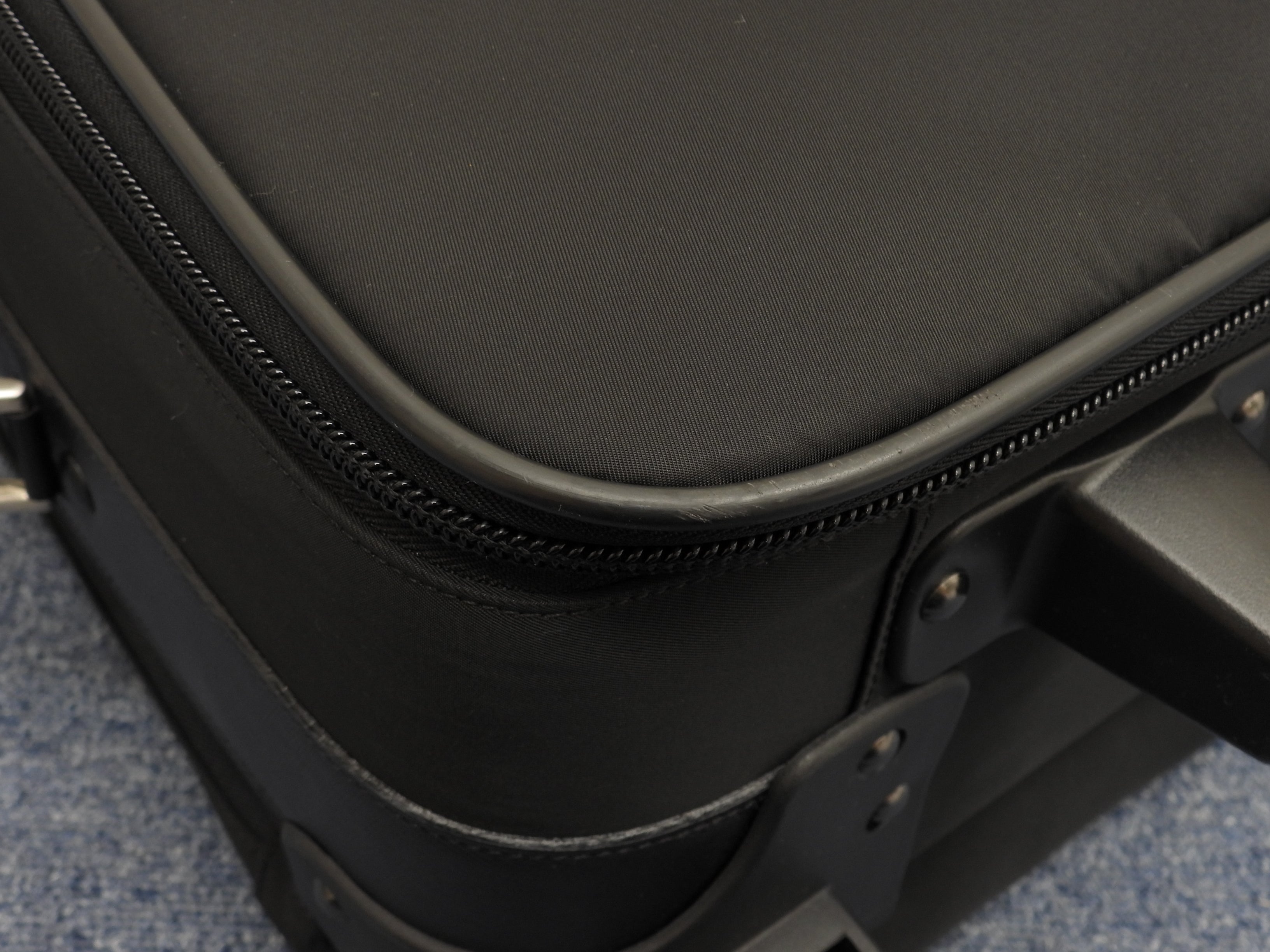 Prada Trolley bag in tessuto/saffiano nera, borsa da viaggio, borsone, ottime condizioni @ 1