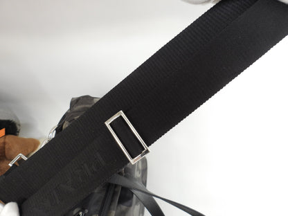 Prada borsa tote Saffiano/Nylon grigio nero mimetico da uomo con tracolla @ 1