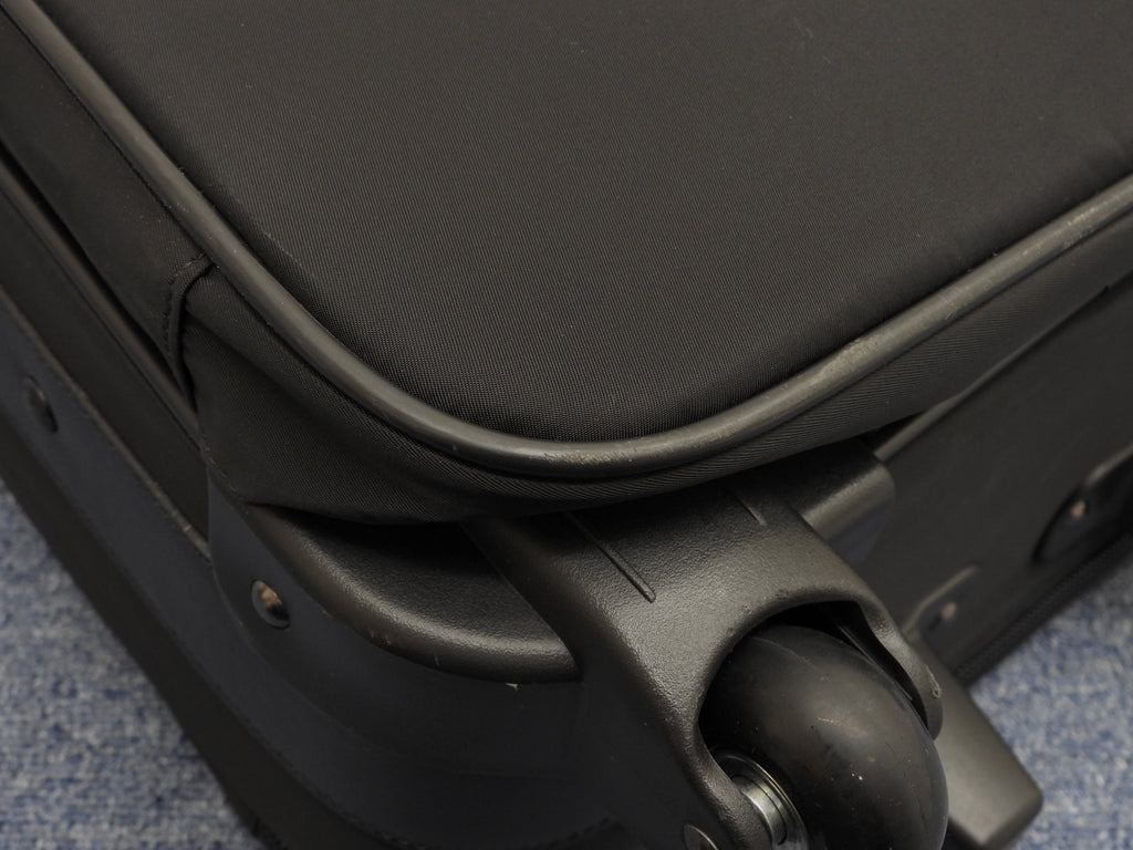 Prada Trolley bag in tessuto/saffiano nera, borsa da viaggio, borsone, ottime condizioni @ 1