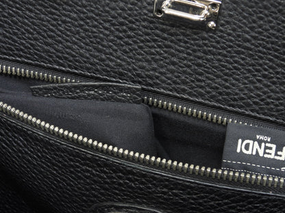 Fendi Peekaboo grande in pelle Selleria blu, borsa a mano da uomo, borsa a tracolla, in ottime condizioni @ 25