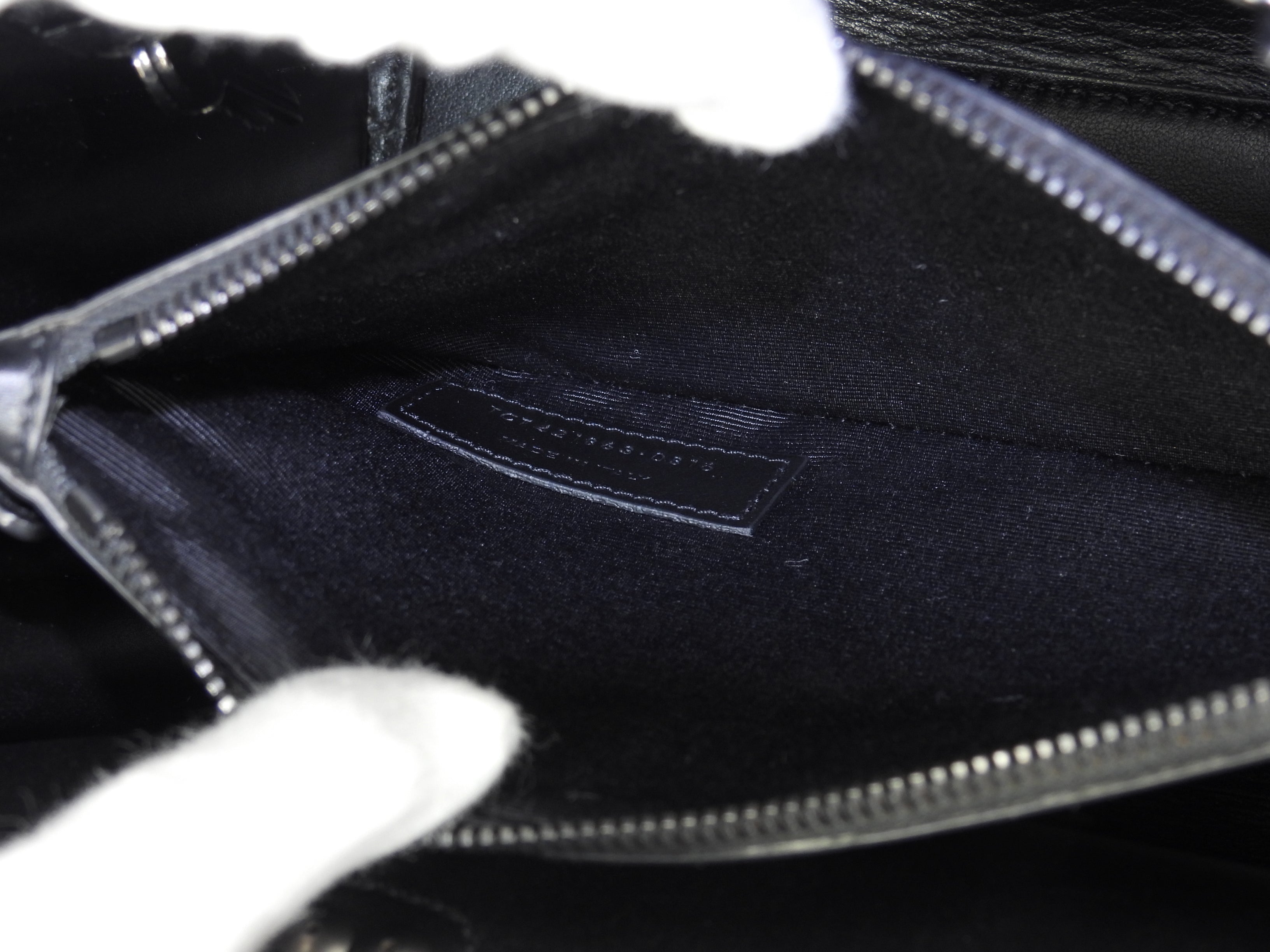 Borsa a mano Saint Laurent Sac de Jour Baby YSL in pelle bianco e nero con tracolla, come nuova @ 88