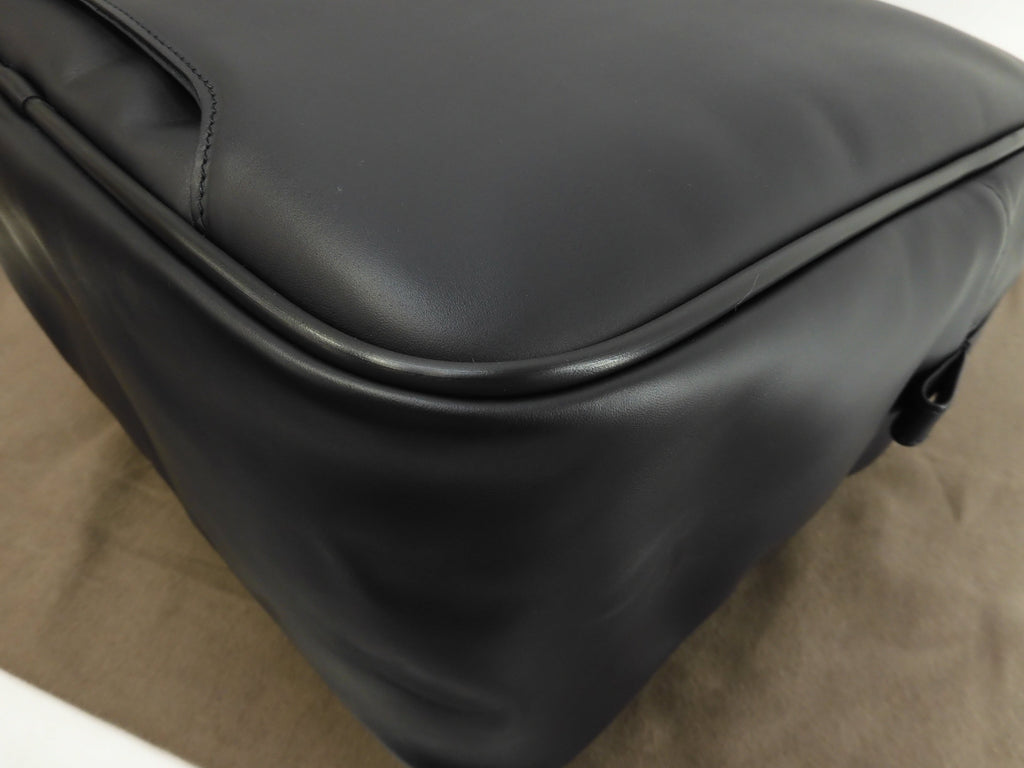 Bottega Veneta ventiquattrore Intrecciato in pelle nera borsa da viaggio nuova @B08476164J