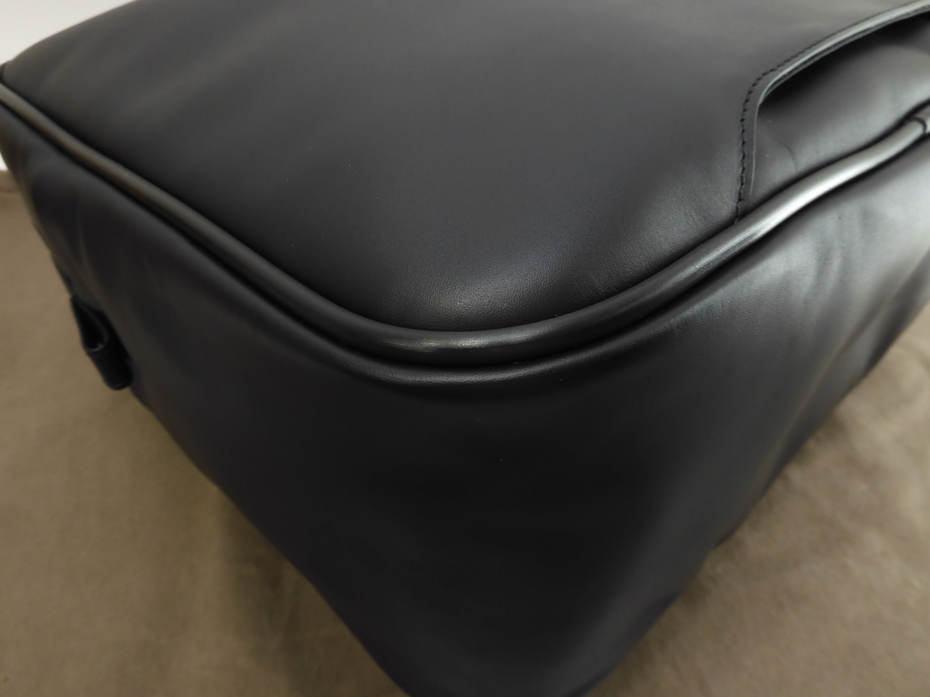 Bottega Veneta ventiquattrore Intrecciato in pelle nera borsa da viaggio nuova @B08476164J