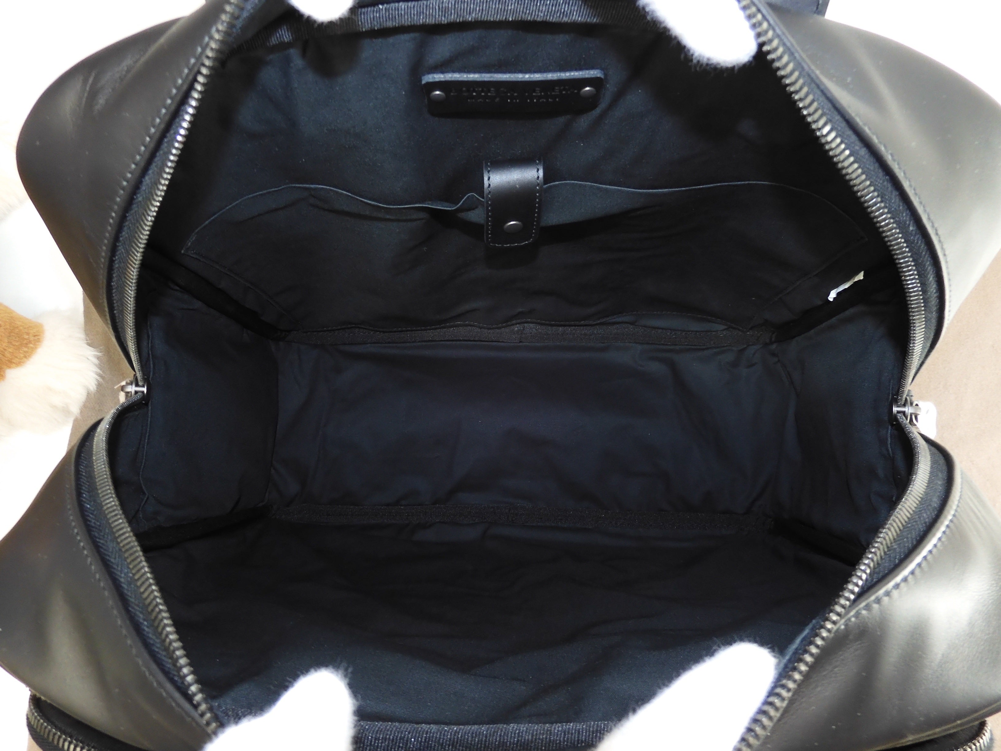Bottega Veneta ventiquattrore Intrecciato in pelle nera borsa da viaggio nuova @B08476164J