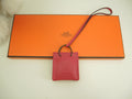 Hermès Borsa charm Sac orange Swift/rosa Accessori Nuovo@Y 2