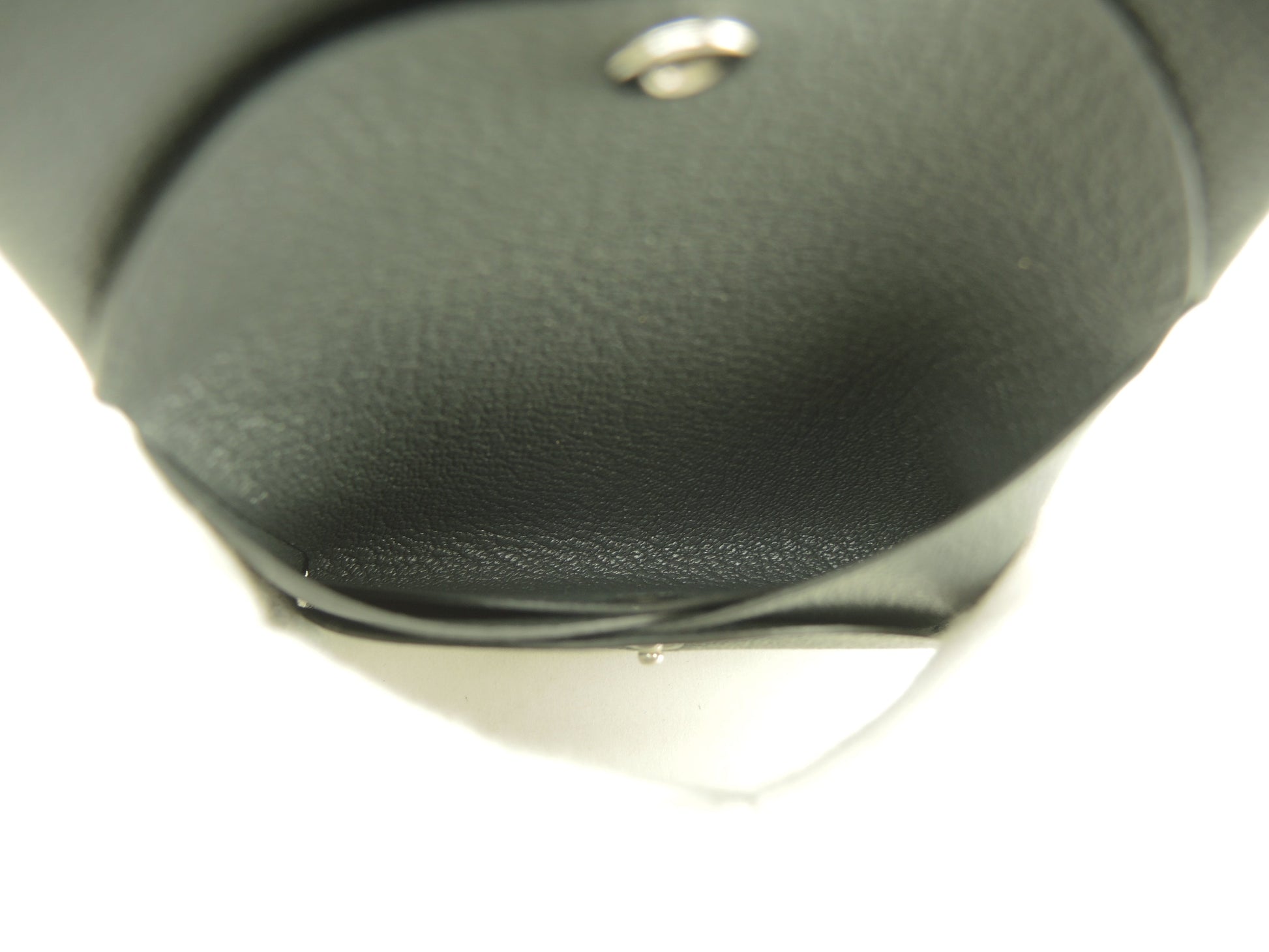 エルメス カルヴィデュオ シェーブル 濃灰 スモールウォレット ミニサイフ 新品@K