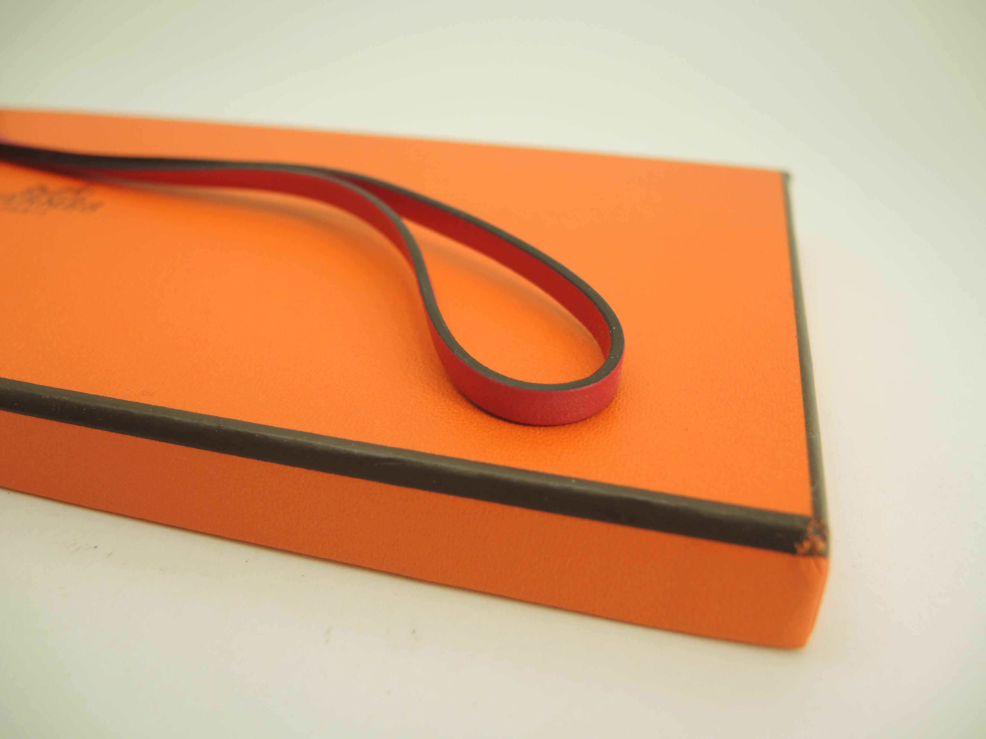 Hermès Borsa charm Sac orange Swift/rosa Accessori Nuovo@Y 2