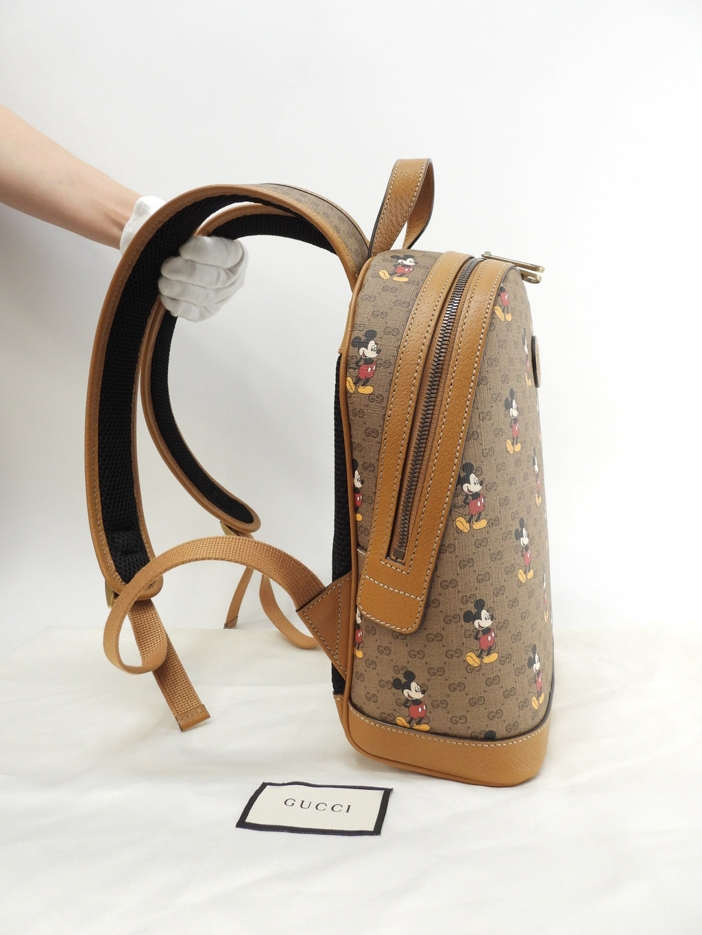 Gucci Zaino Topolino Micro GG Marrone Borsa a Spalla Bellissimo@ 8