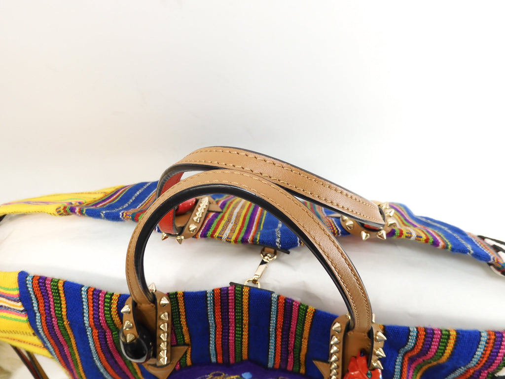 Christian Louboutin borsa tote Mexicaba con manico grande, edizione limitata, ottime condizioni @ 1