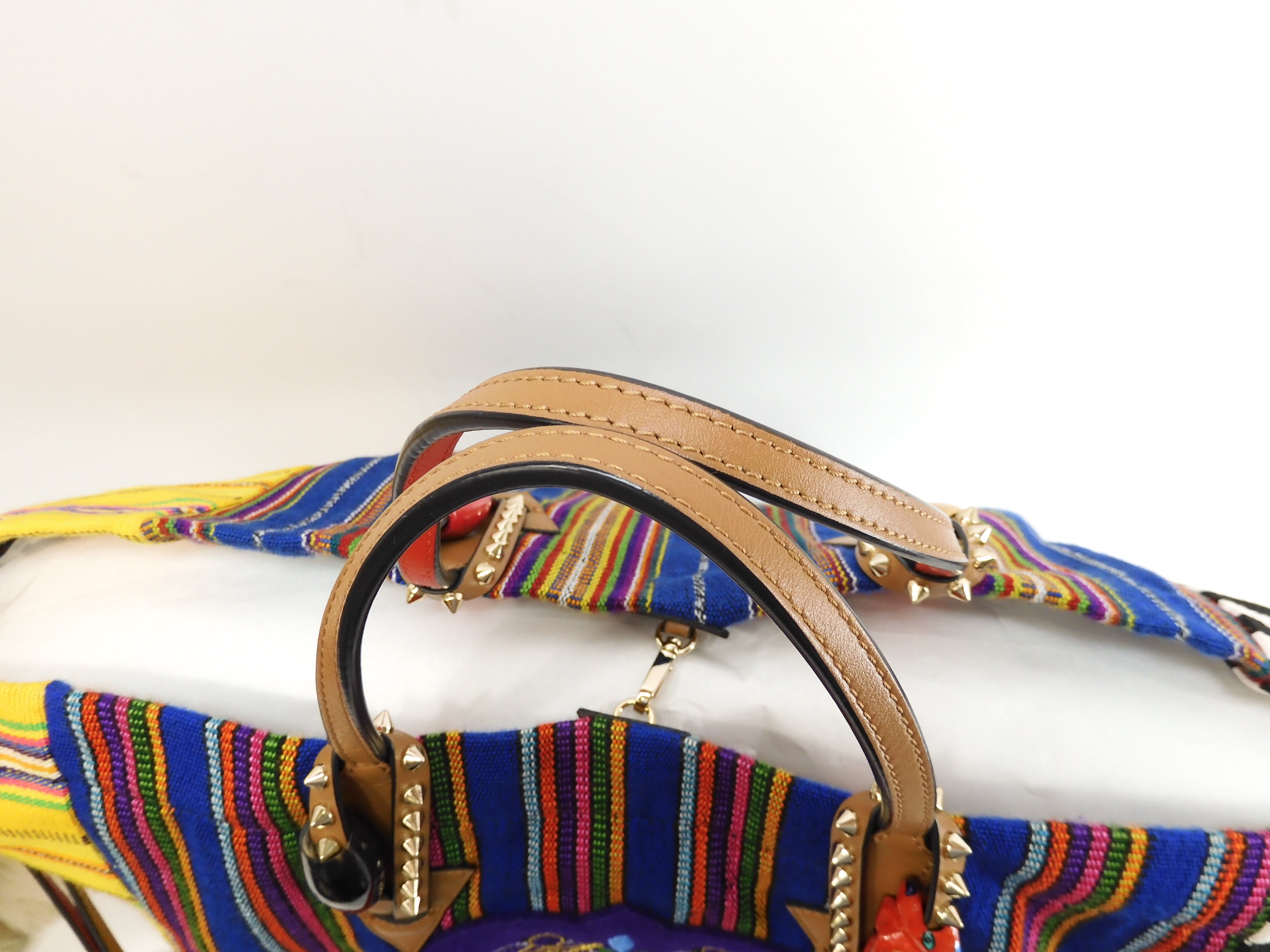 Christian Louboutin borsa tote Mexicaba con manico grande, edizione limitata, ottime condizioni @ 1