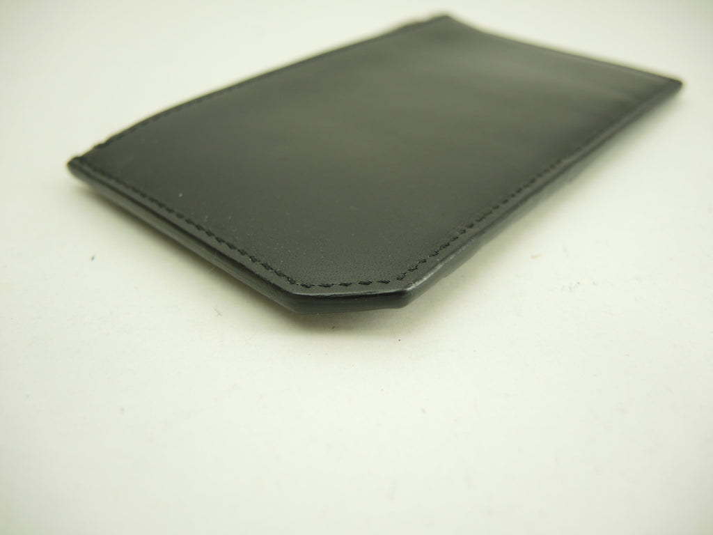 Portamonete Saint Laurent con scomparto per carte di credito YSL in pelle nera con teschio@ 79