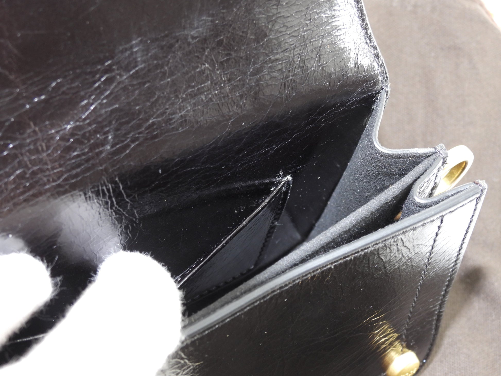 Tod's mini pochette T Timeless in pelle nera borsa a tracolla @T146