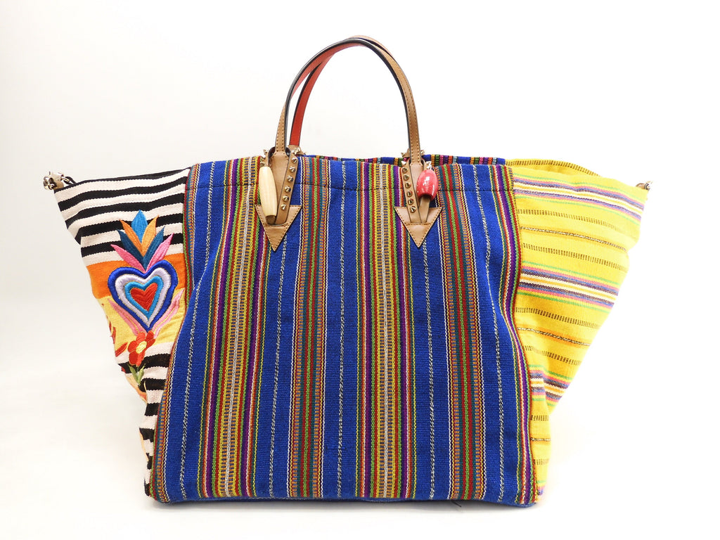 Christian Louboutin borsa tote Mexicaba con manico grande, edizione limitata, ottime condizioni @ 1