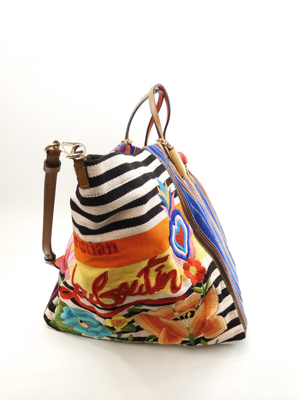 Christian Louboutin borsa tote Mexicaba con manico grande, edizione limitata, ottime condizioni @ 1