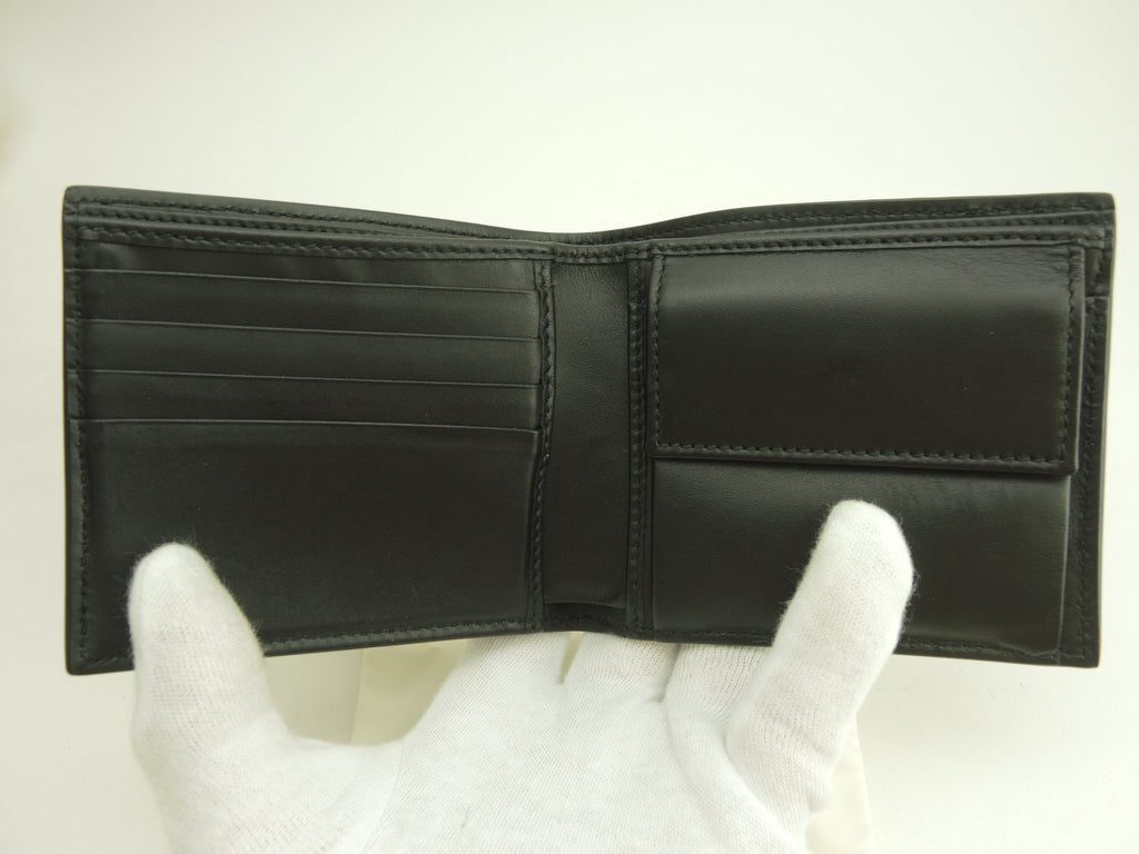 グッチ 2折財布 ウルフ GG黒 メンズ コンパクトウォレット 美品@ 3