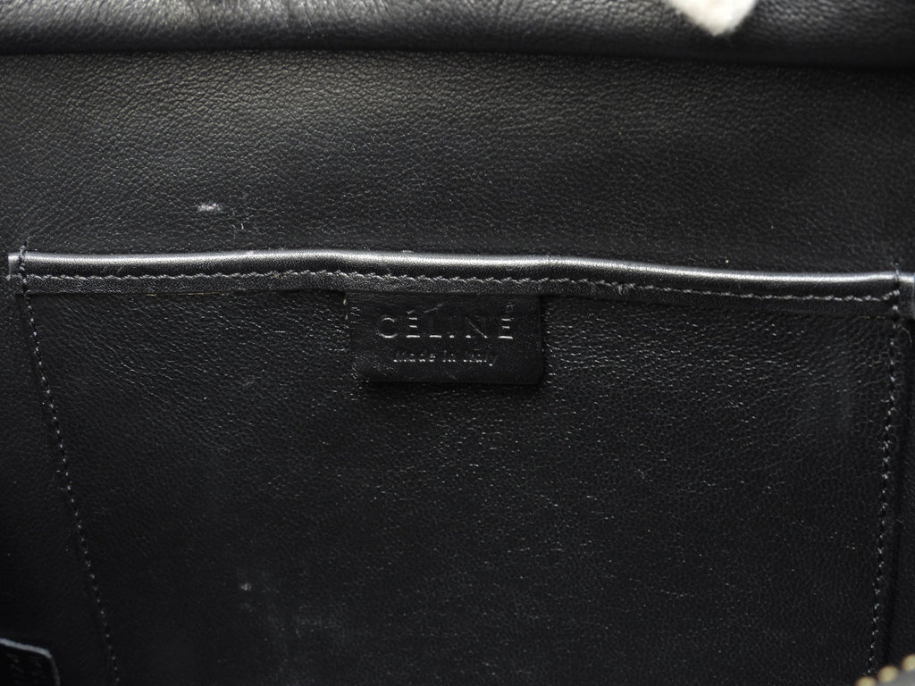 Celine Luggage Nano in pelle tortora, nero, kaki, pochette, mini borsa a mano, borsa a tracolla @ 342