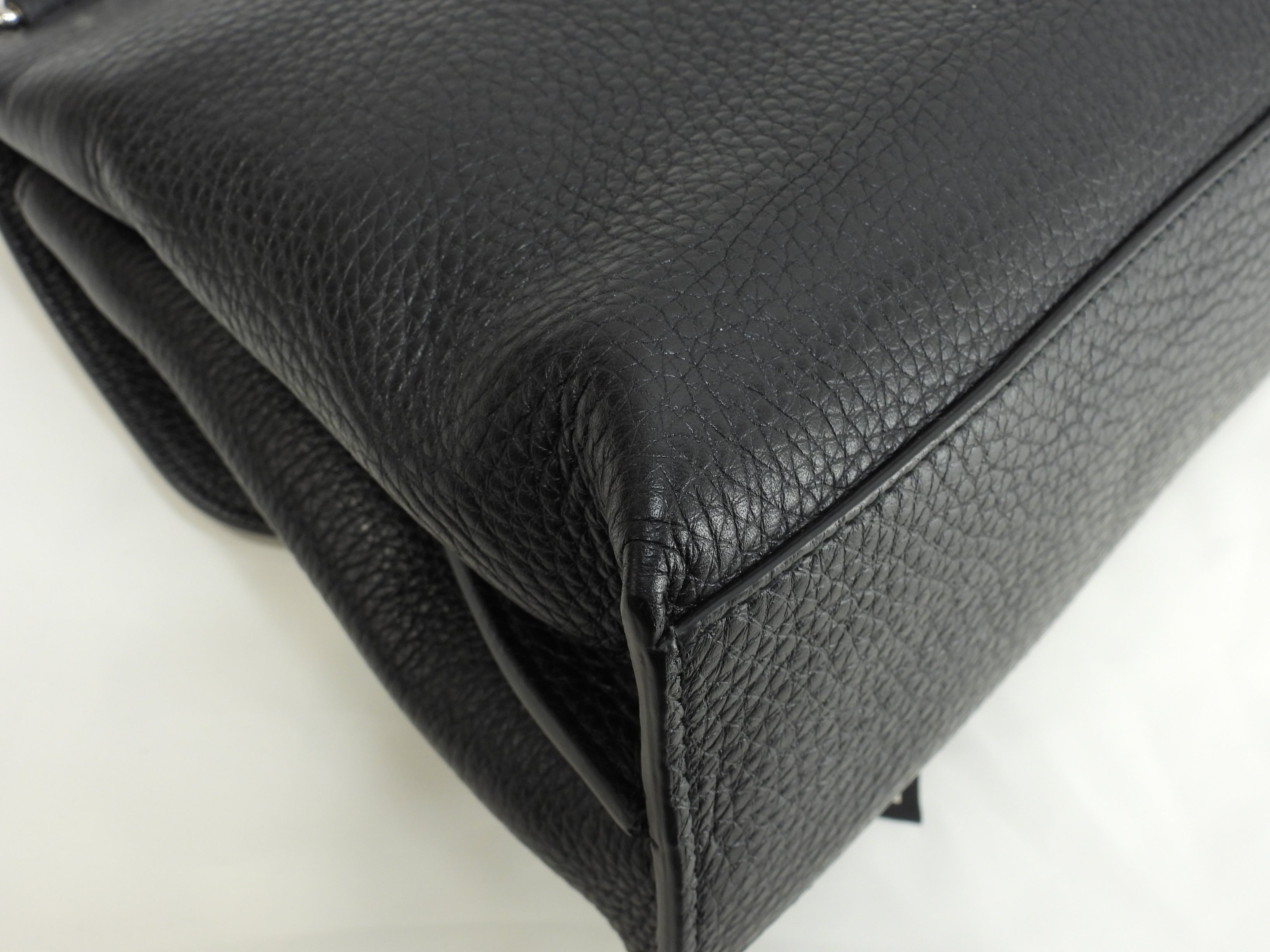 Gucci Daily PM Bambù pelle nera borsa a mano con tracolla staccabile, pochette, a spalla (indossabile anche a tracolla), pari al nuovo @ 15
