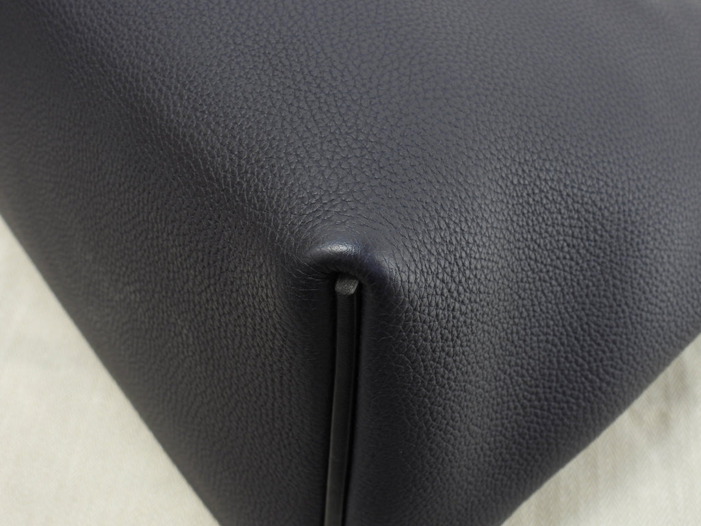 Hermès Sac à Dépêches 35 Togo Blu Notte Borsa a mano hardware argento condizioni eccellenti@C 2