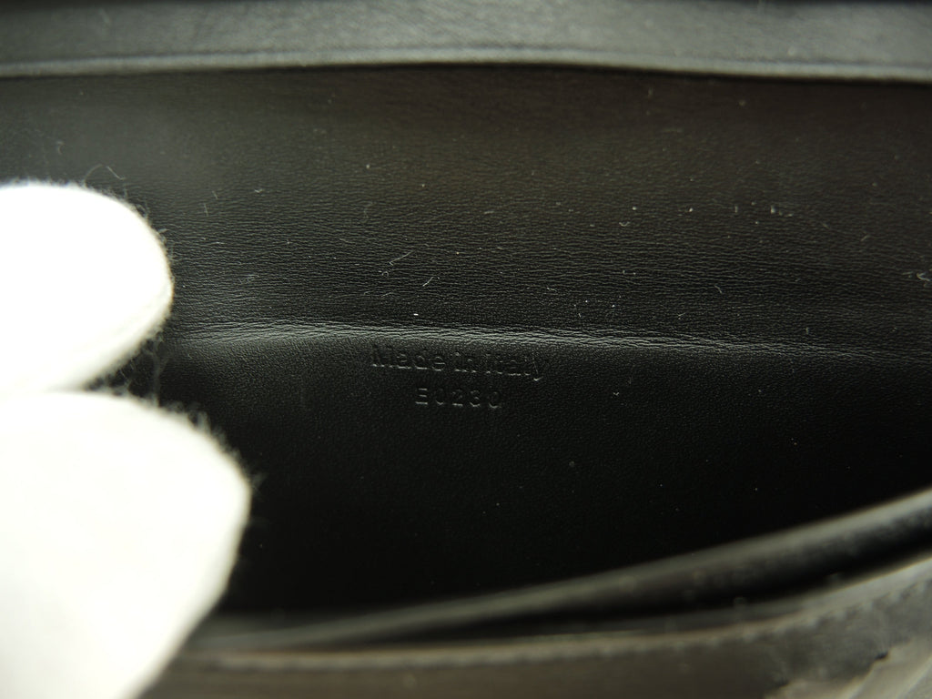 Berluti Portafoglio lungo Neo Santal Calligrafia marrone/nero, portafoglio lungo a 2 ante@E0230