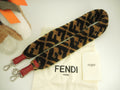 Fendi tracolla lunga motivo FF montone marrone nero spessa ottime condizioni@ 21
