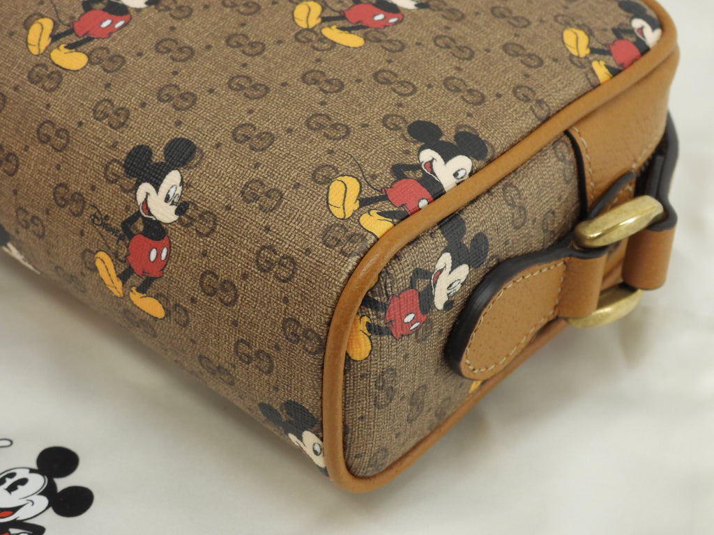 Gucci Pochette Topolino Micro GG Marrone Borsa a Tracolla Rettangolare Nuova@ 9