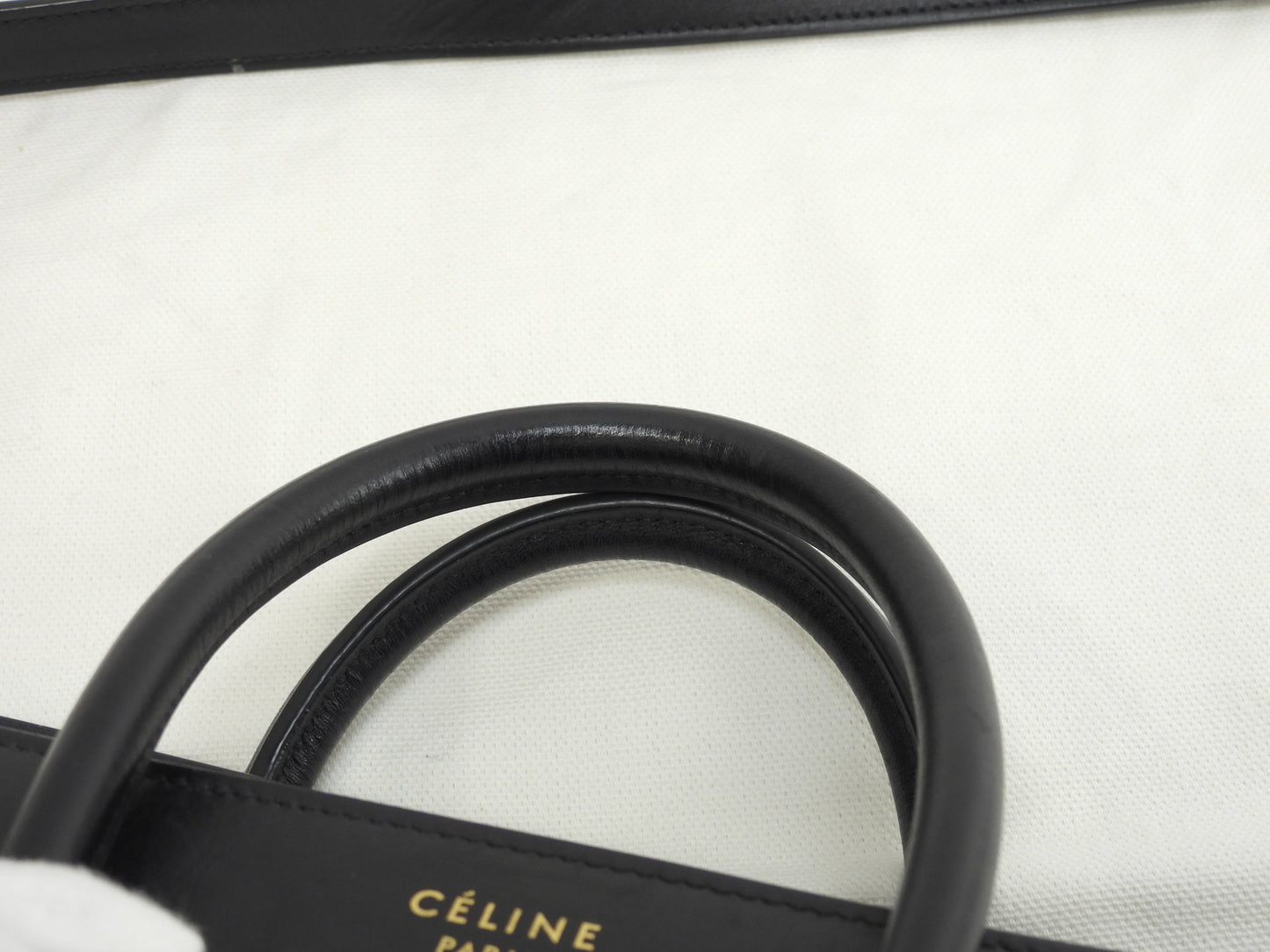 Celine Luggage Nano in pelle grigio nero blu borsa pochette mini a tracolla@S-CU-4195