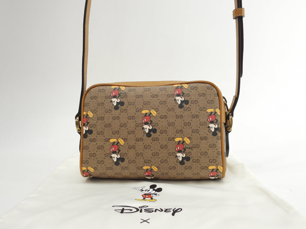 Gucci Pochette Topolino Micro GG Marrone Borsa a Tracolla Rettangolare Nuova@ 9