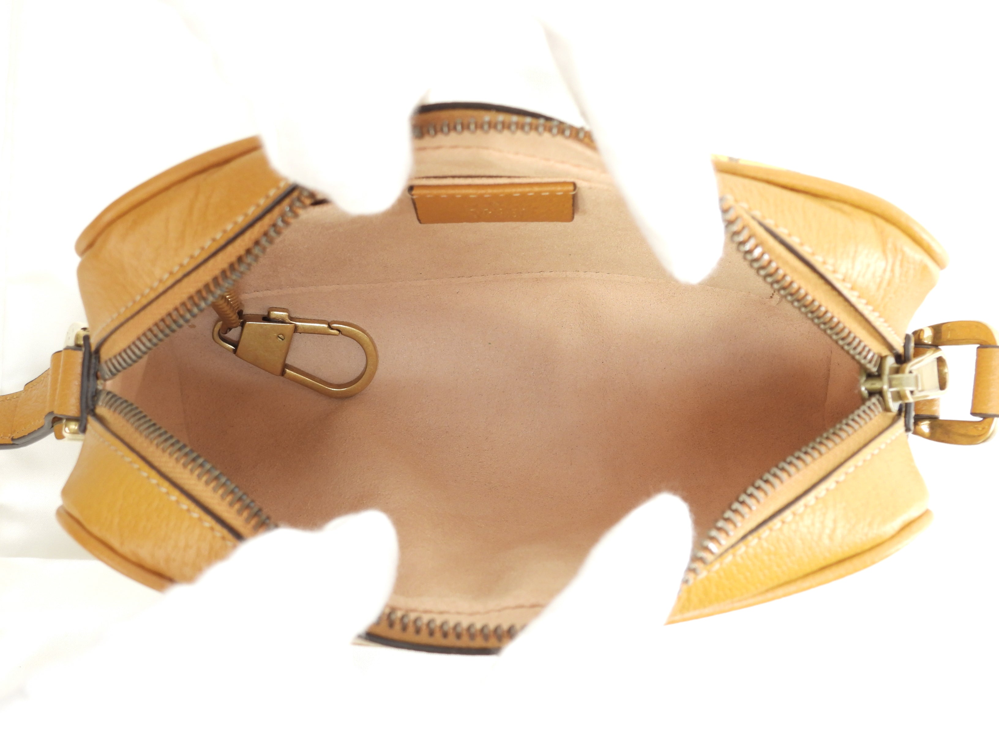 Gucci Pochette Topolino Micro GG Marrone Borsa a Tracolla Rettangolare Nuova@ 9