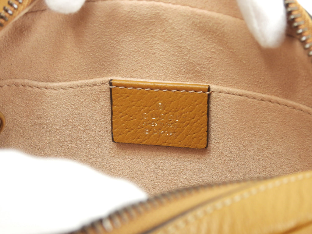 Gucci Pochette Topolino Micro GG Marrone Borsa a Tracolla Rettangolare Nuova@ 9
