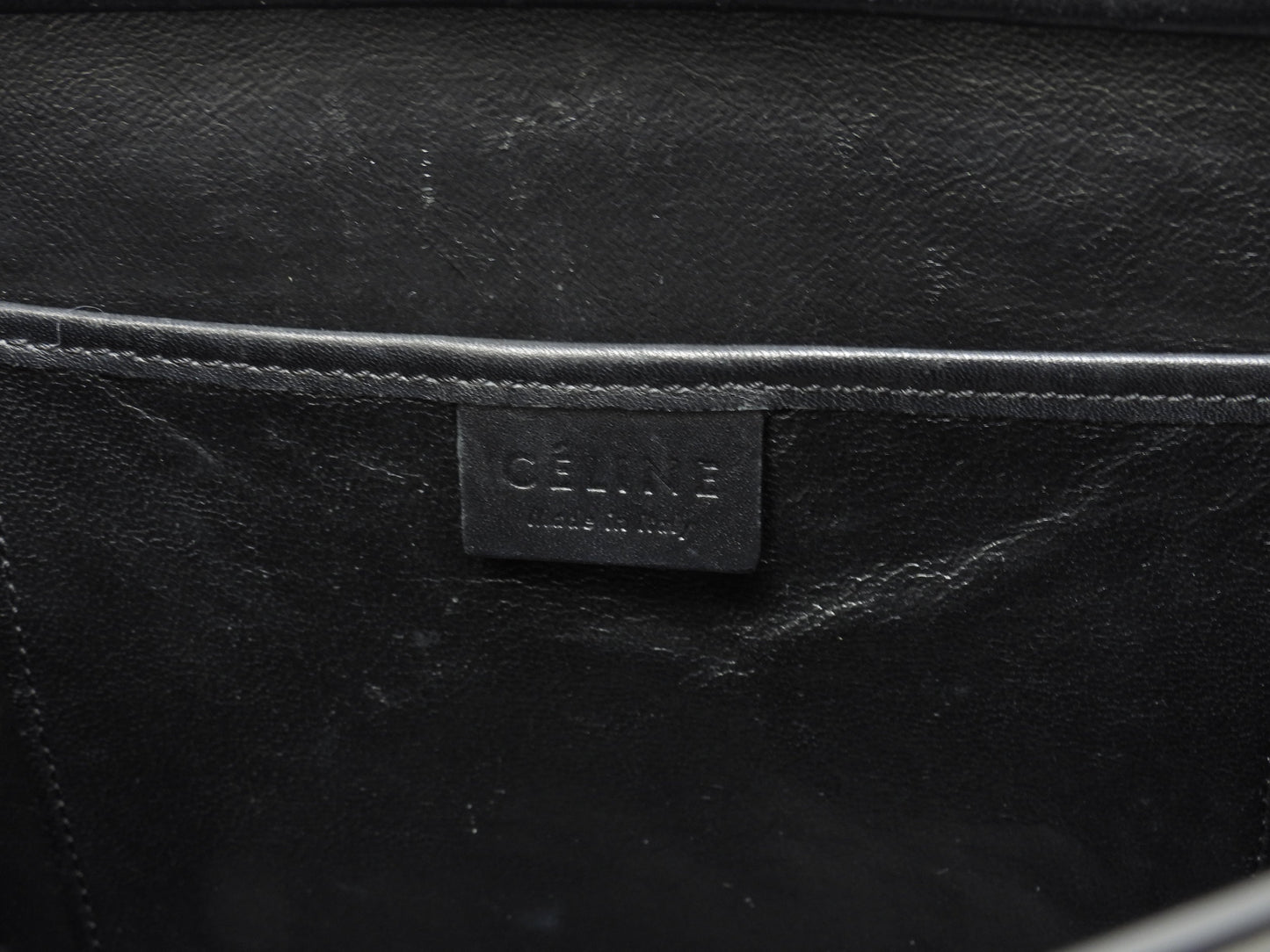 Celine Luggage Nano in pelle grigio nero blu borsa pochette mini a tracolla@S-CU-4195