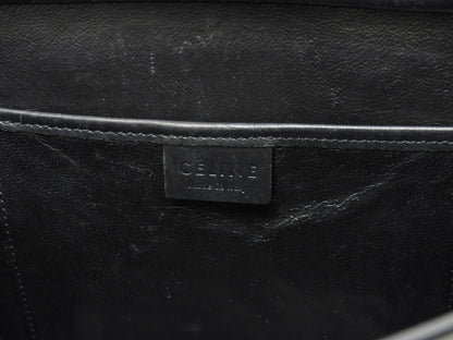 Celine Luggage Nano in pelle grigio nero blu borsa pochette mini a tracolla@S-CU-4195