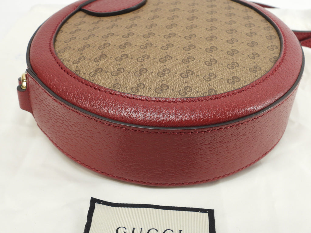 Gucci Pochette Doraemon Micro GG Marrone Rosso Borsa a tracolla come nuova @ 5