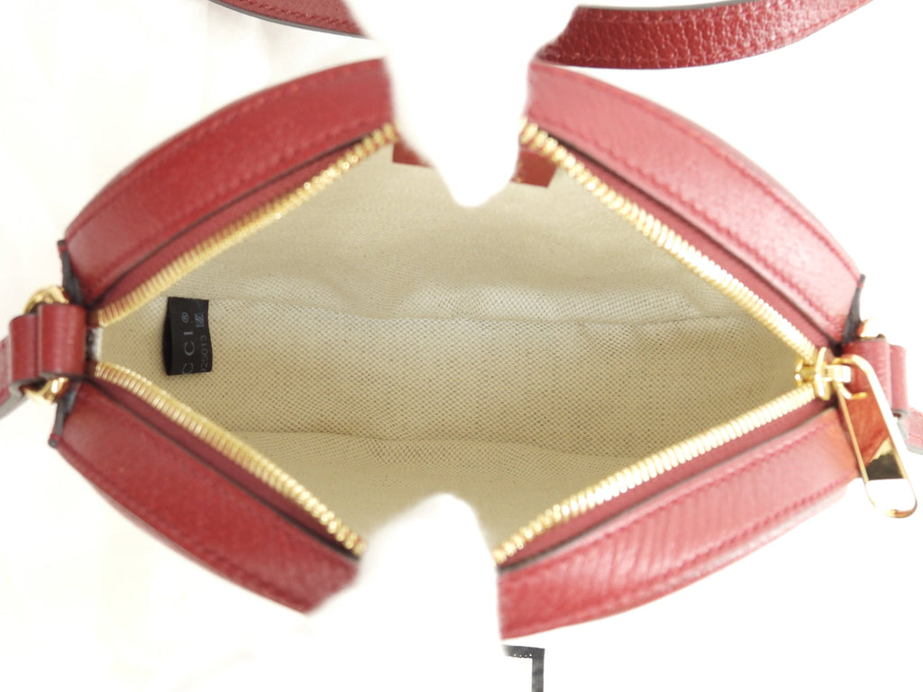 Gucci Pochette Doraemon Micro GG Marrone Rosso Borsa a tracolla come nuova @ 5