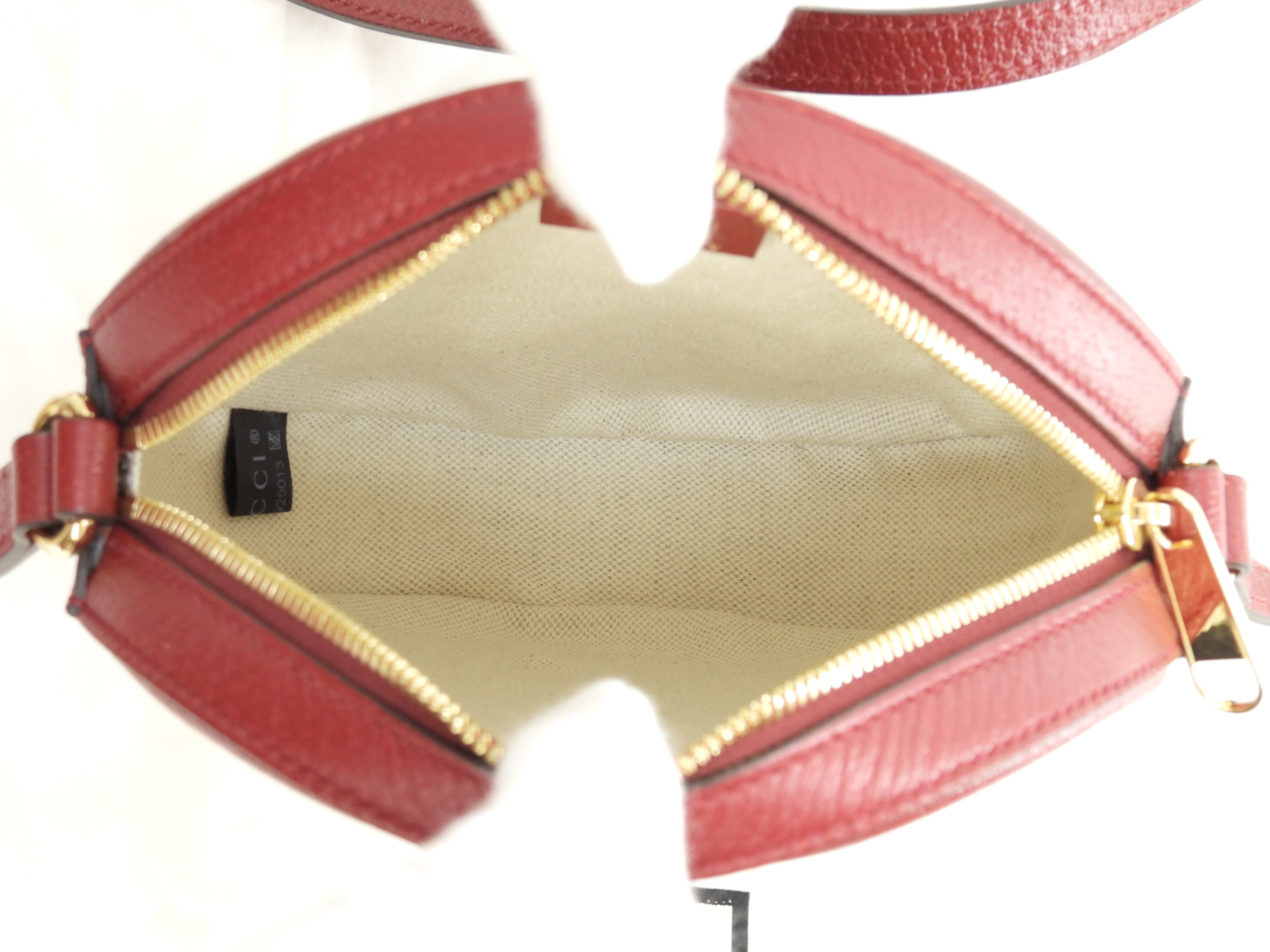 Gucci Pochette Doraemon Micro GG Marrone Rosso Borsa a tracolla come nuova @ 5