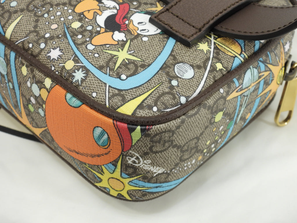 Gucci Marsupio Paperino Old GG Edizione Limitata Disney Collaboration Cintura Inutilizzato@ 2