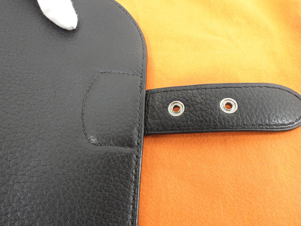 Hermès Sac à Dépêches 41 Fjörd Nero Borsa Portadocumenti Uomo Ferramenta Doppia @□O