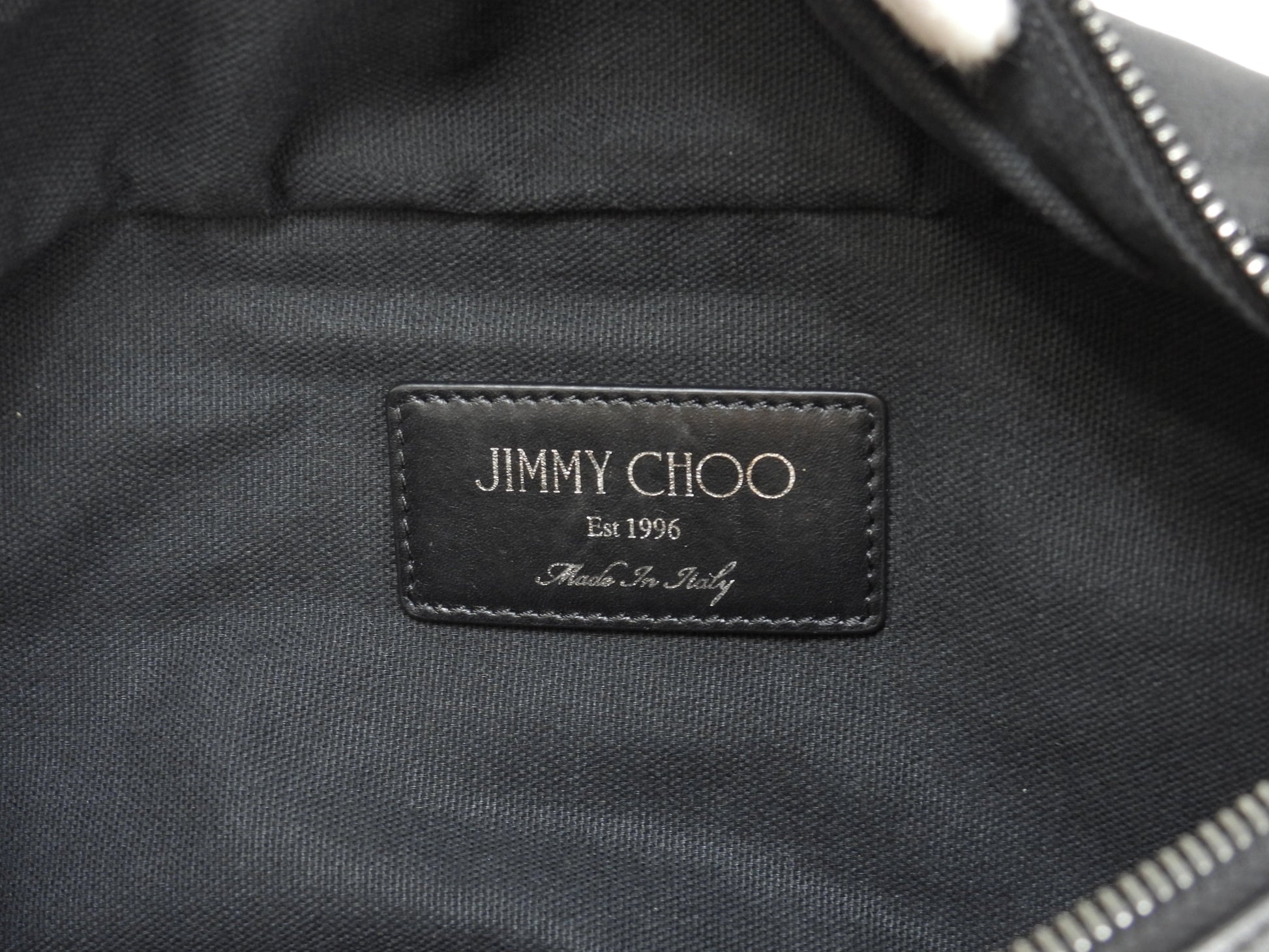 Jimmy Choo Dehlie Star Studs in pelle nera, marsupio, ottime condizioni @LXJSPN