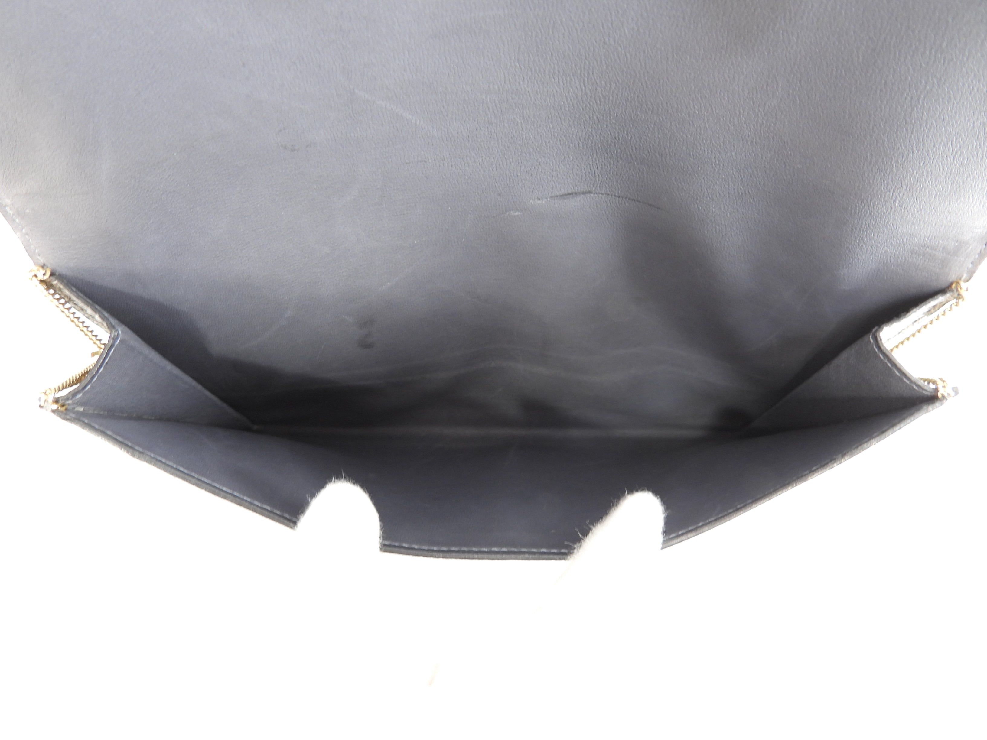 Hermès Pochette Rio in lucertola grigia, borsa a tracolla vintage, rarissima @〇S
