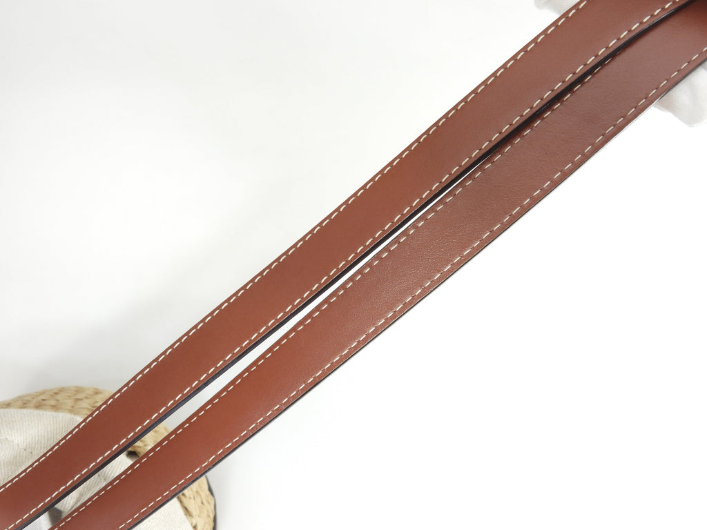 Chloe x Mifuko borsa a tracolla rafia pelle marrone borsa a cesto edizione limitata pari al nuovo@ 3