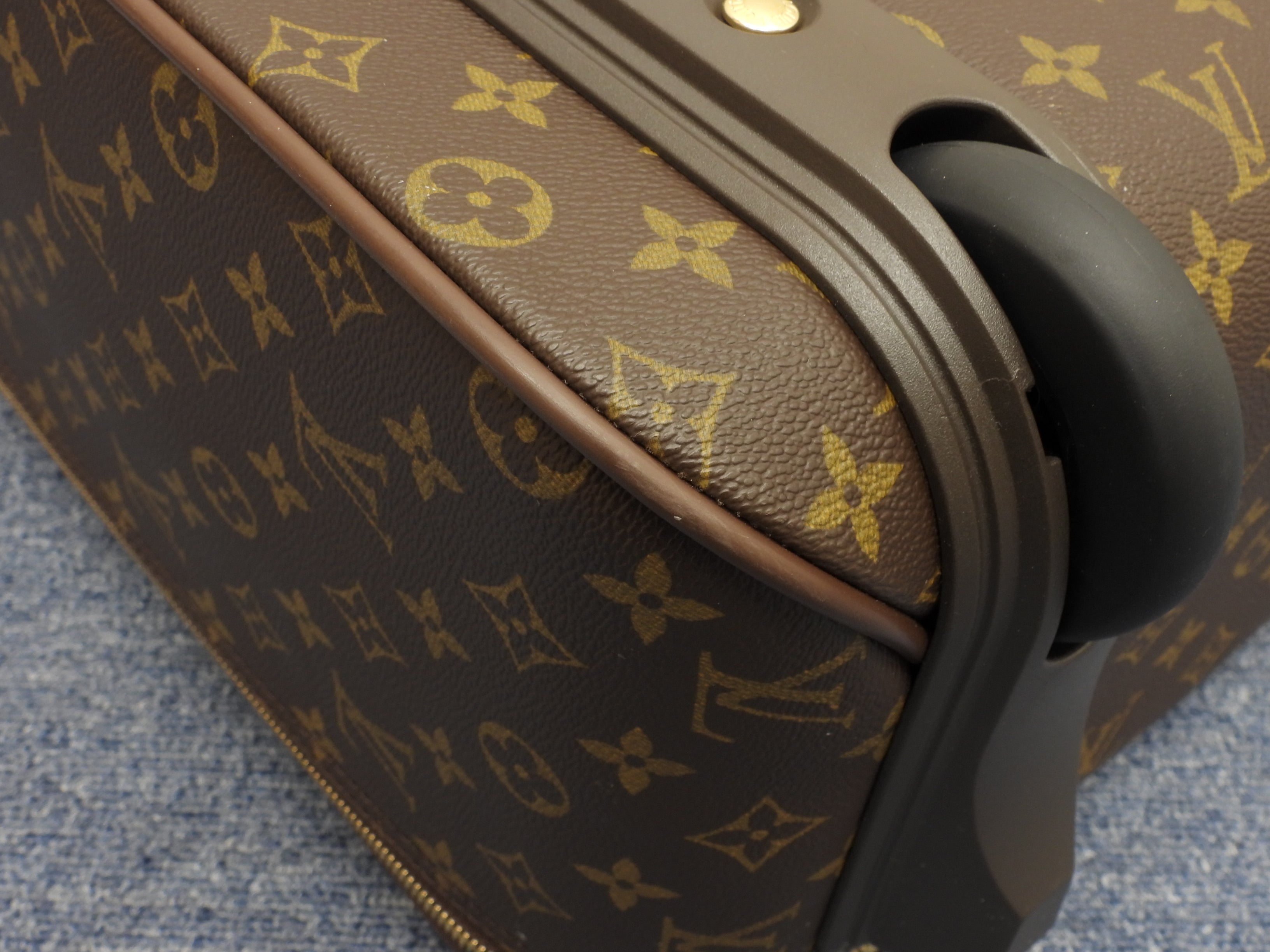 ルイヴィトン ペガス50 M23251 モノグラム 旅行用キャリーバッグ小 トロリーバッグ 美品@SP0091