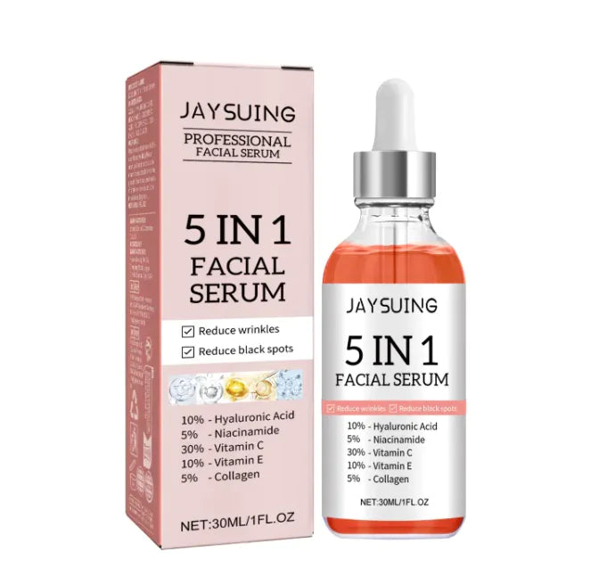 GlowBoost 5-in-1 Anti-Aging Serum | Niacinamide, Hyaluronic Acid & Collagen for Radiant Skin