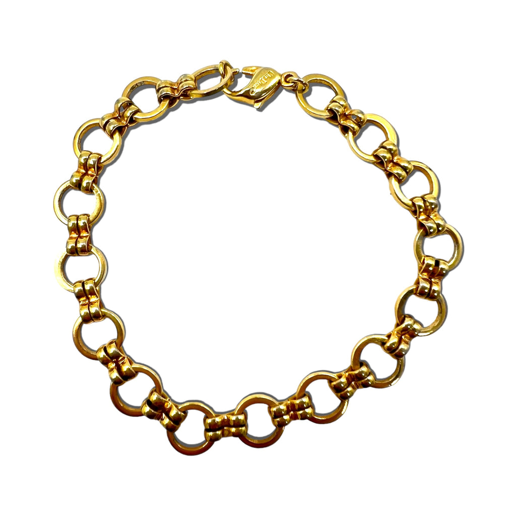Christian Dior Bracciale circolare vintage placcato oro GERMANY